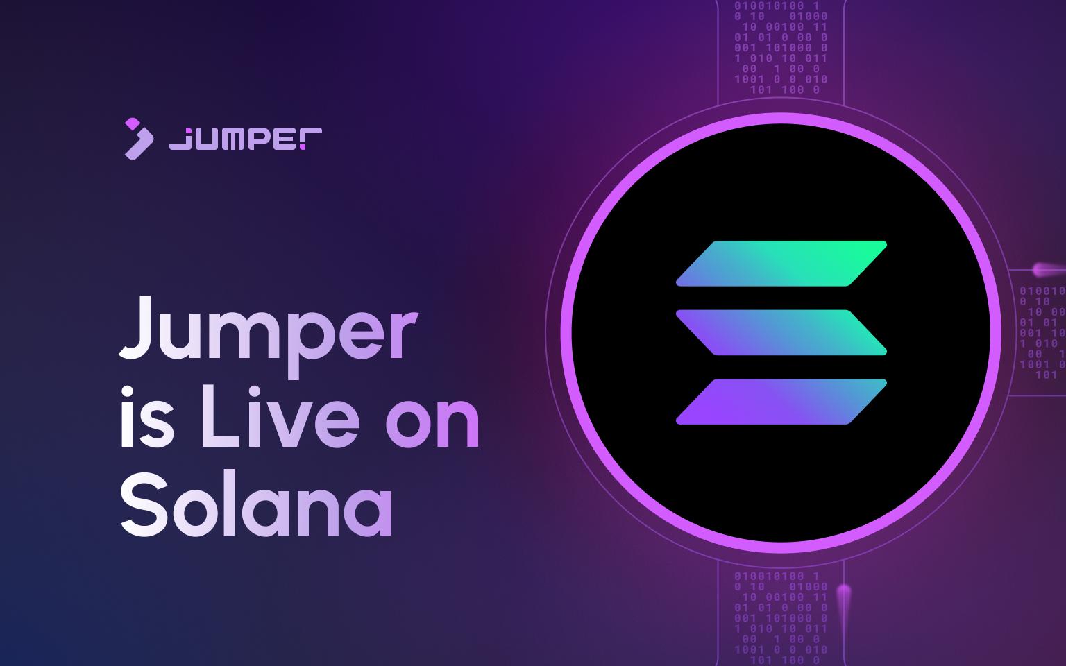 Jumper is Live on Solana!