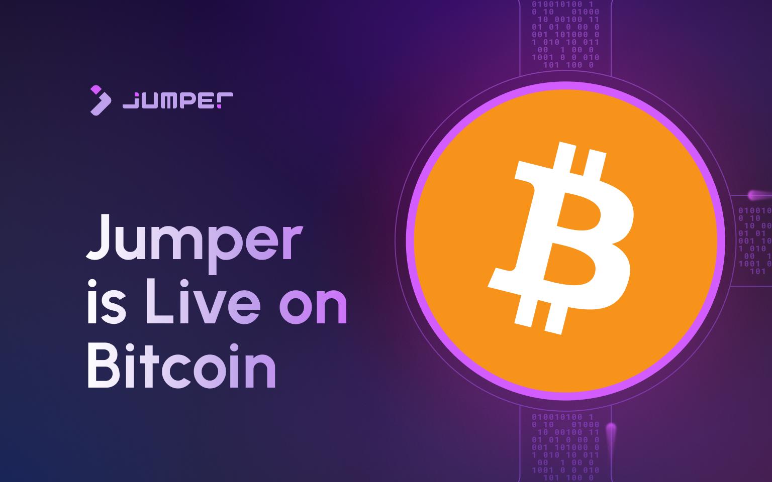 Buy Native Bitcoin on Jumper