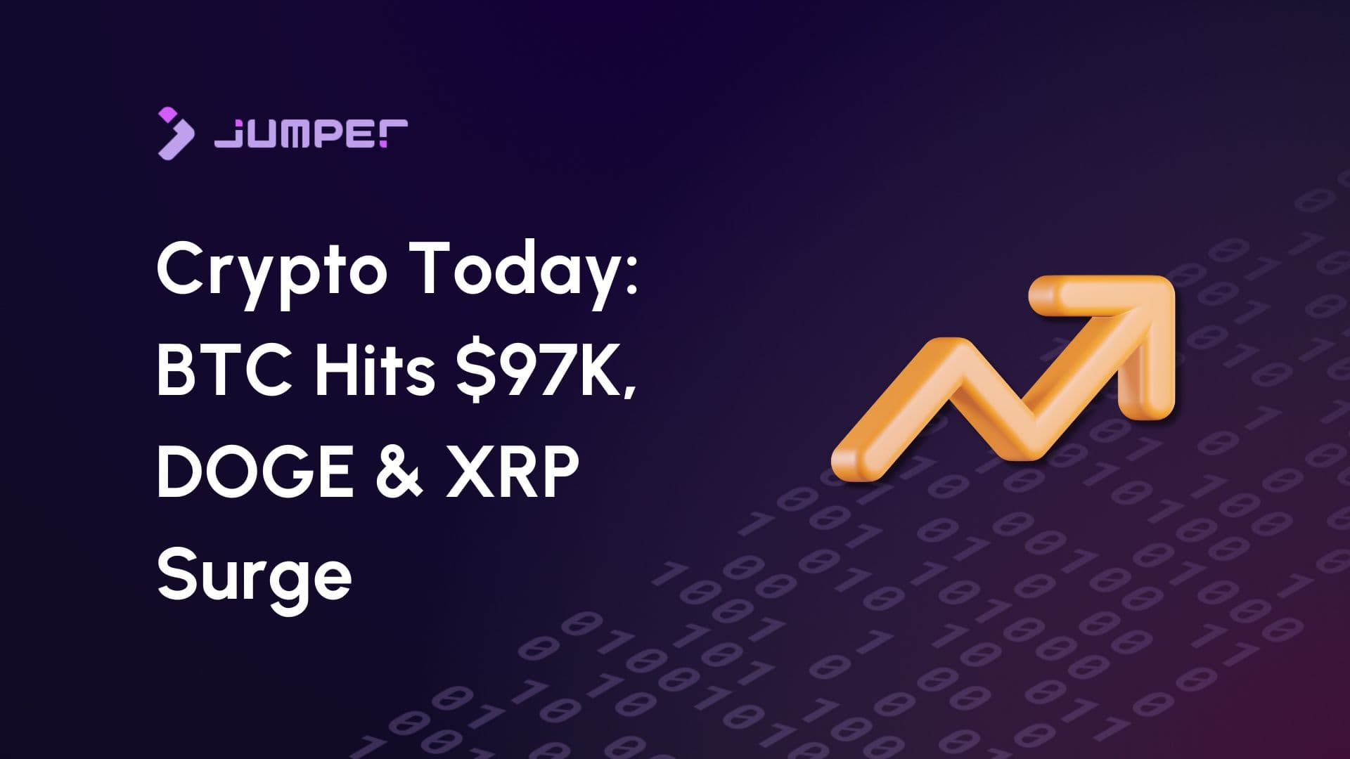 Crypto Today: BTC at $97K, DOGE & XRP Surge