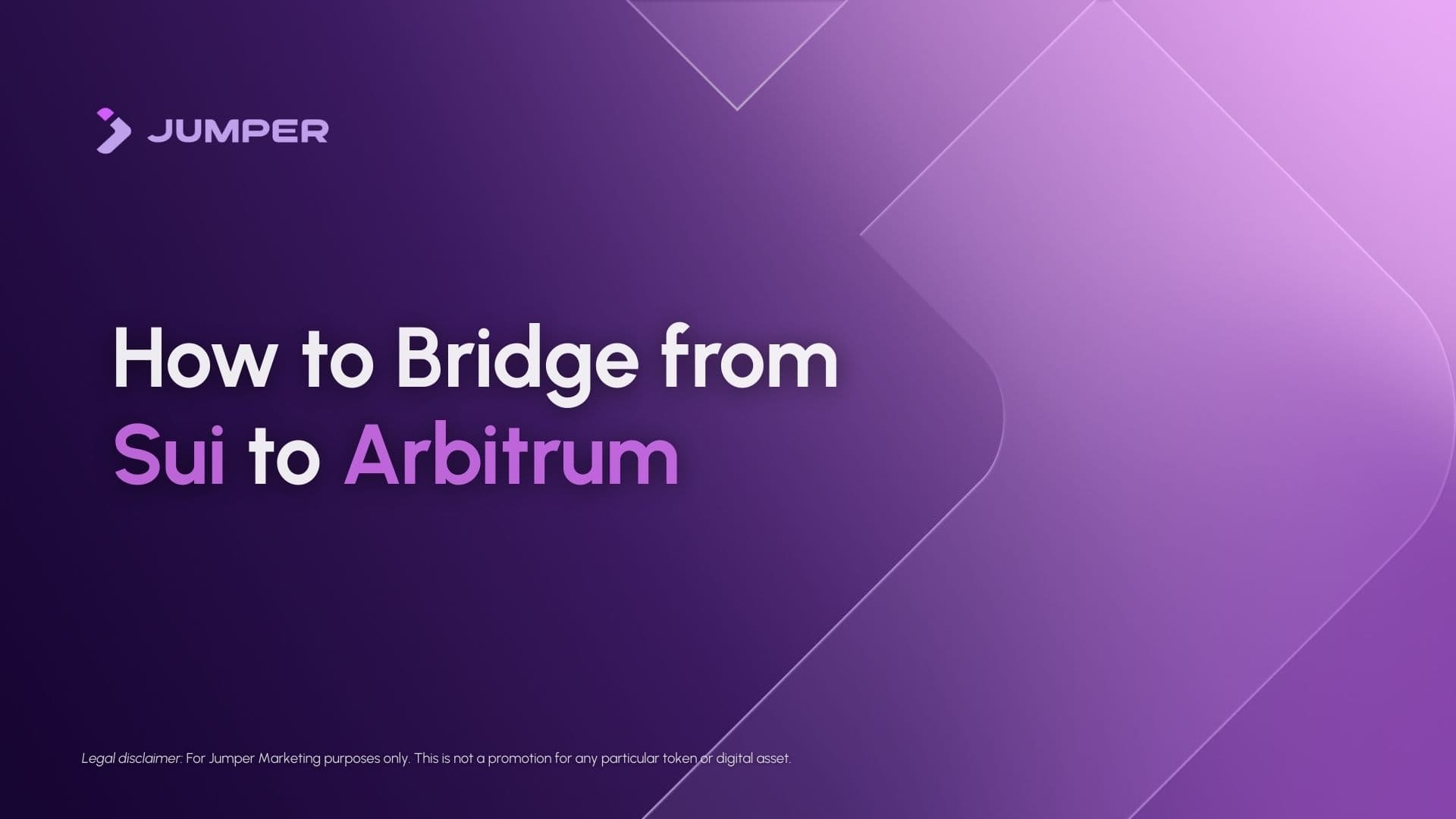 How to Bridge from Sui to Arbitrum