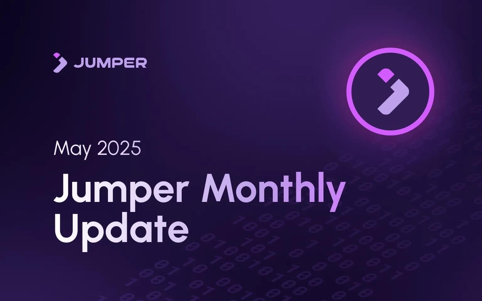 Jumper Monthly Update - May 2025 