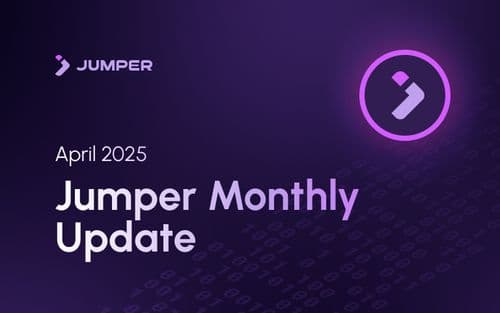 Jumper Monthly Update - April 2025 