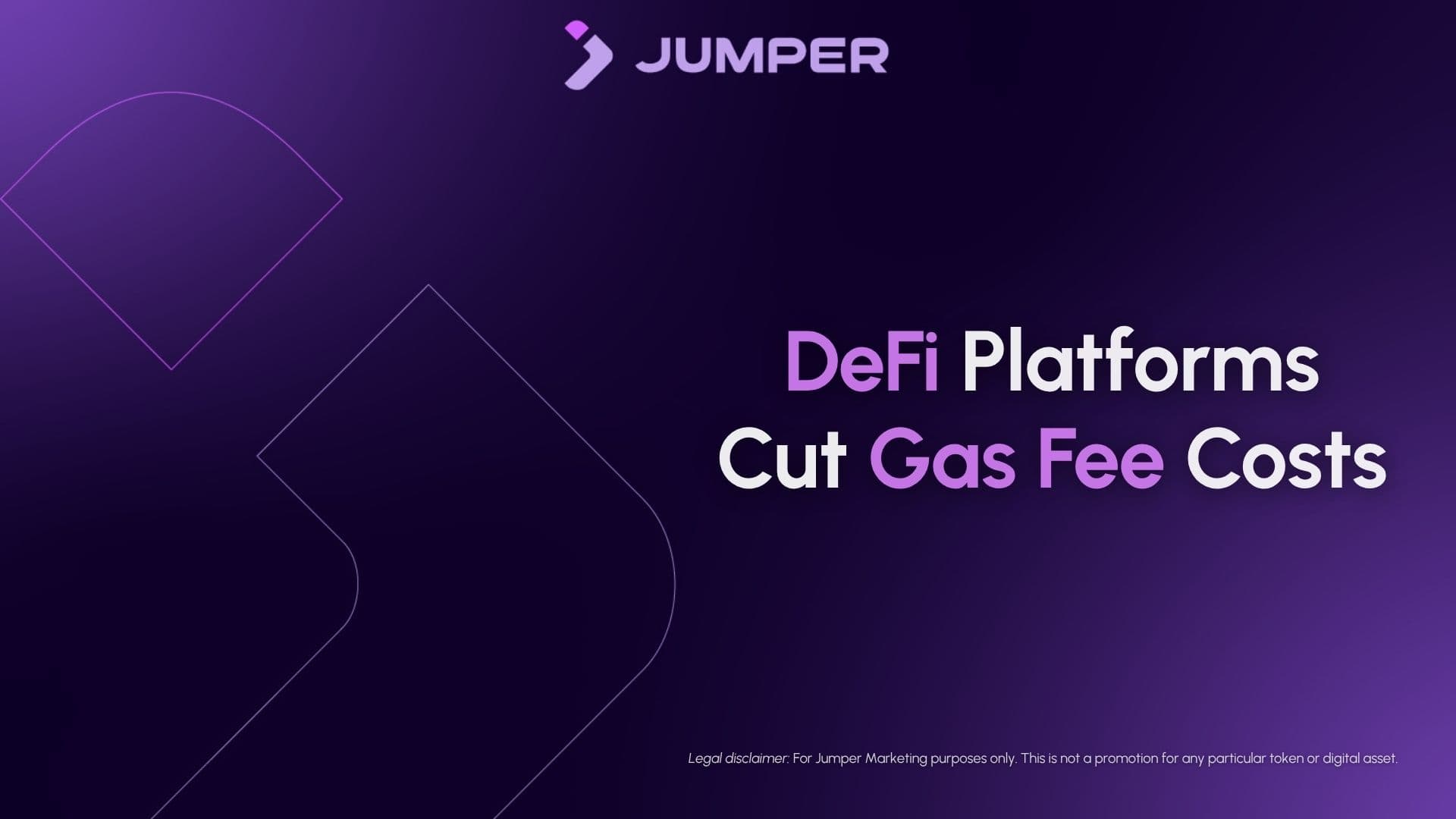 How are DeFi platforms reducing gas fees for users?
