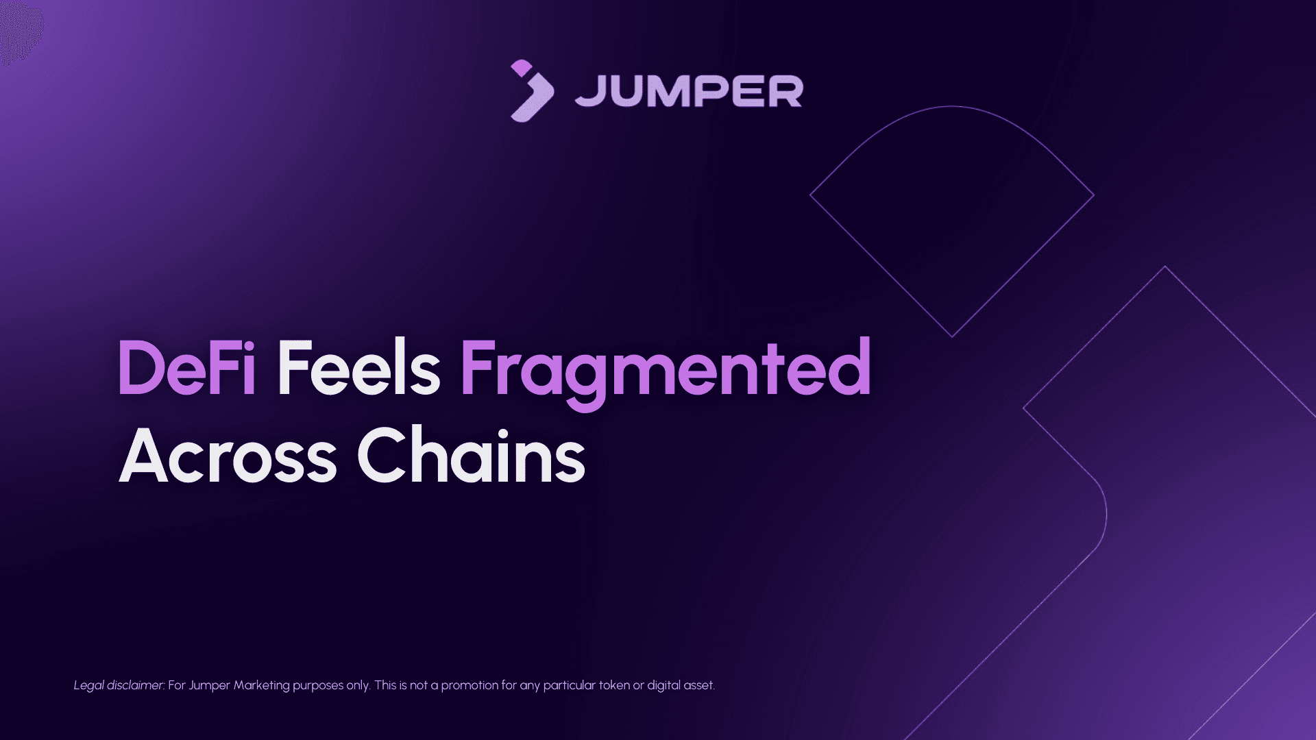 Why DeFi feels so fragmented across chains and apps